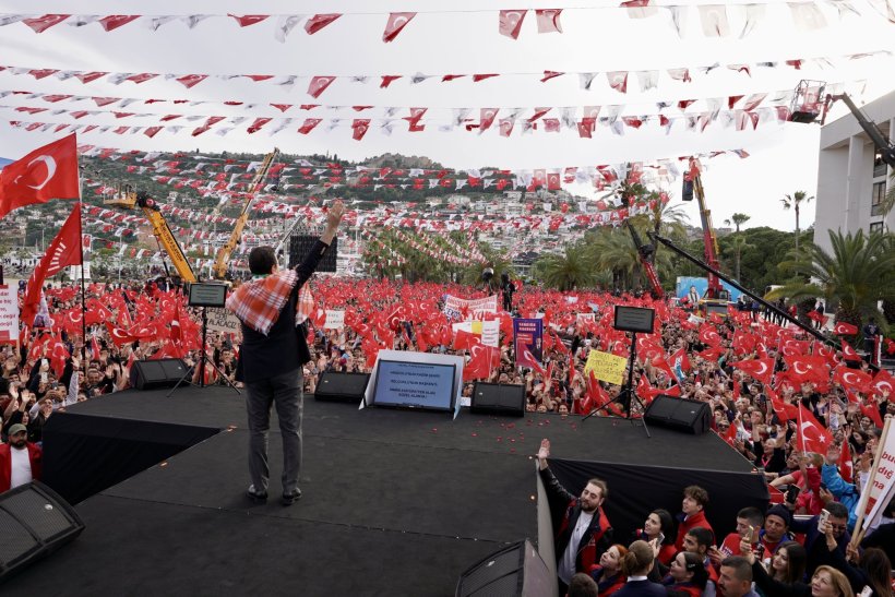 Alanya tarihi böyle bir miting görmedi