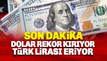 Dolar 20.77 ile tarihi zirveyi gördü