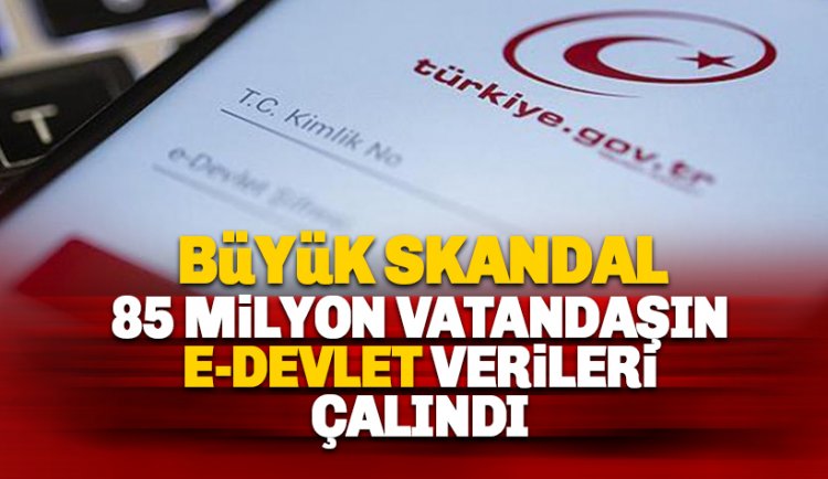 Büyük skandal: e-Devlet verileri çalındı! TC kimlik numaraları bile gözüküyor