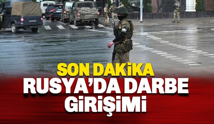 Son dakika: Rusya'da darbe girişimi: Paralı asker Wagner sokağa indi