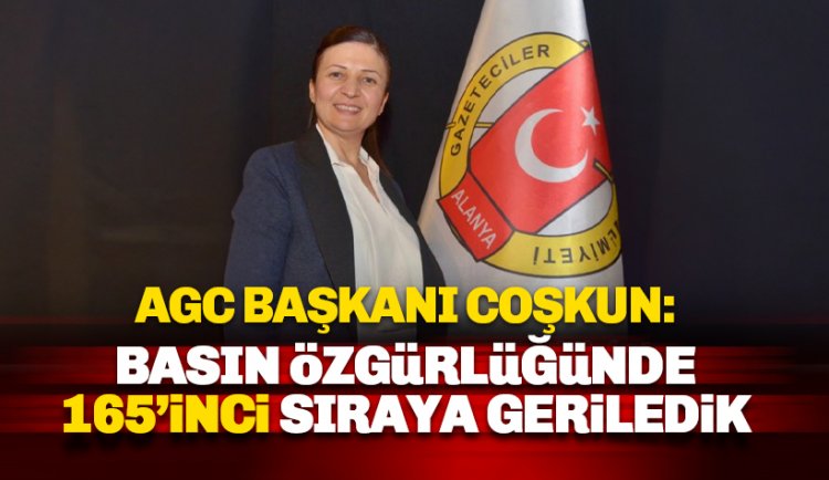 Coşkun'dan 24 Temmuz mesajı: Basın Özgürlüğü'nde 165'inci sıraya geriledik