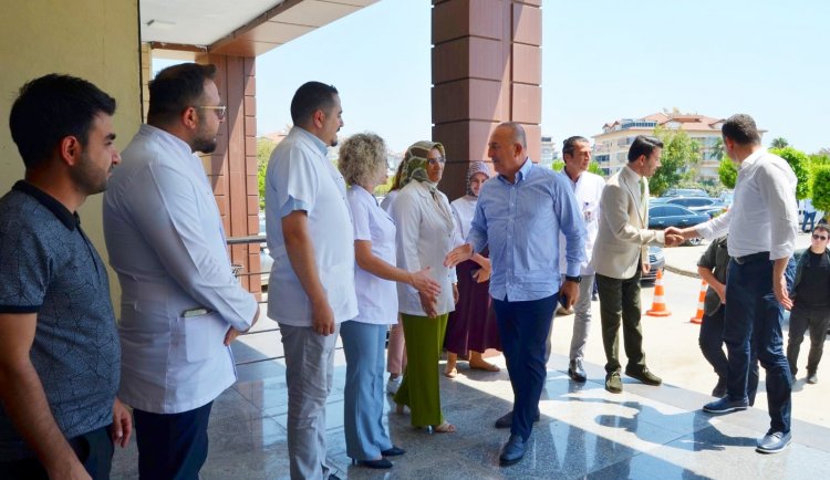 AKP Milletvekili Çavuşoğlu'ndan Araştırma Hastanesi'ne ziyaret