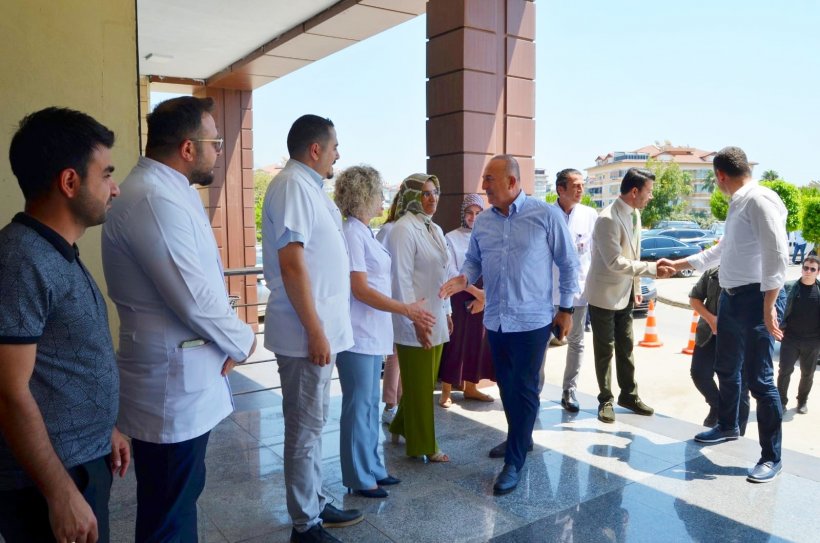 AKP Milletvekili Çavuşoğlu'ndan Araştırma Hastanesi'ne ziyaret