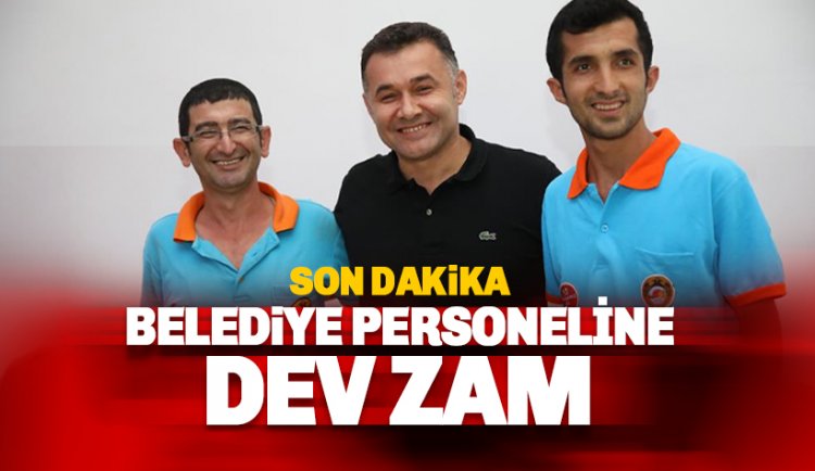 Alanya Belediyesi personeline dev maaş zammı!