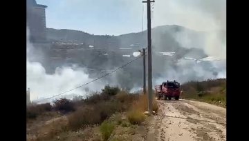 Alanya Kargıcak'ta korkutan yangın