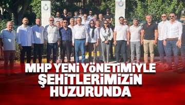 MHP Yeni Yönetimiyle Şehitlerimizin Huzuruna Çıktı