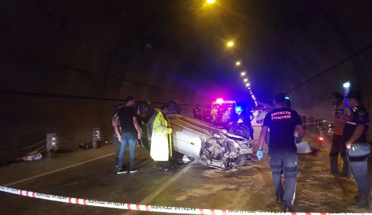 Alanya'da tünellerde bir kaza daha: 2 kişi hayatını kaybetti.