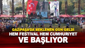 Gazipaşa'da Tropikal Meyve Festivali ve Cumhuriyet coşkusu aynı anda başlıyor