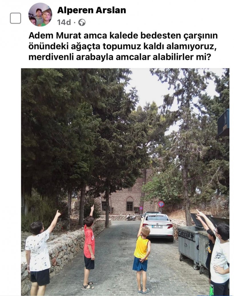 Alanya Belediyesi miniklerin isteğine anında yanıt verdi