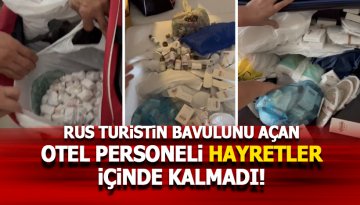 Rus turist konakladıkları oteli Rusya'ya taşırken son anda yakalandı