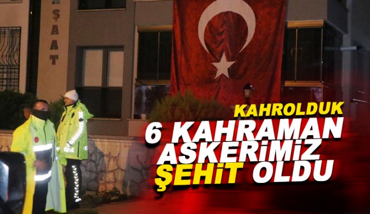 Irak'ın kuzeyinden acı haber: 6 askerimiz şehit oldu