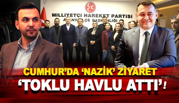 Cumhur'da nazik ziyaret: Toklu havlu attı!