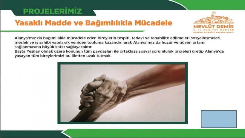 Alanya Belediye Başkan Adayı Demir projeleri açıkladı