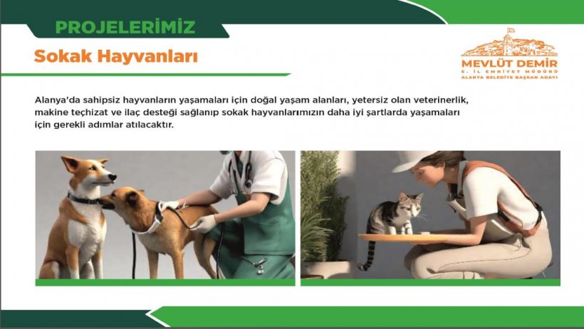 Alanya Belediye Başkan Adayı Demir projeleri açıkladı