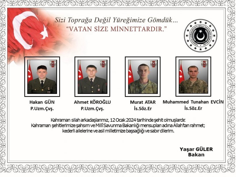 Son dakika: 9 askerimiz şehit 4 asker yaralı