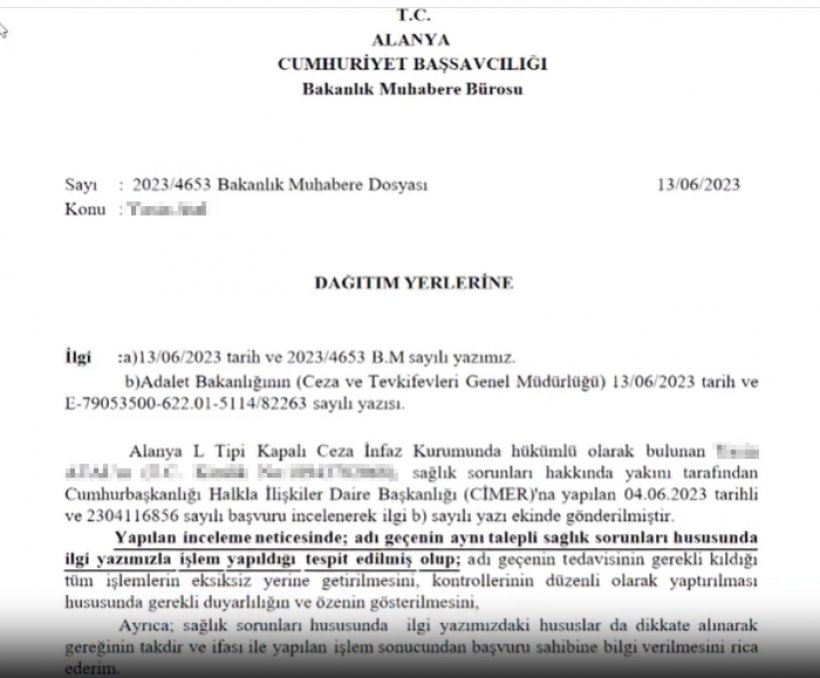 Alanya L Tipi Cezaevi'nde kötü muamele ve işkence iddiası