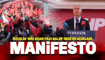 CHP Adayı Özçelik Manifesto açıkladı: Birleş Alanya