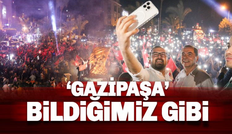 Gazipaşa Seçim Sonuçları Bilindiği gibi; Ezici üstünlük!