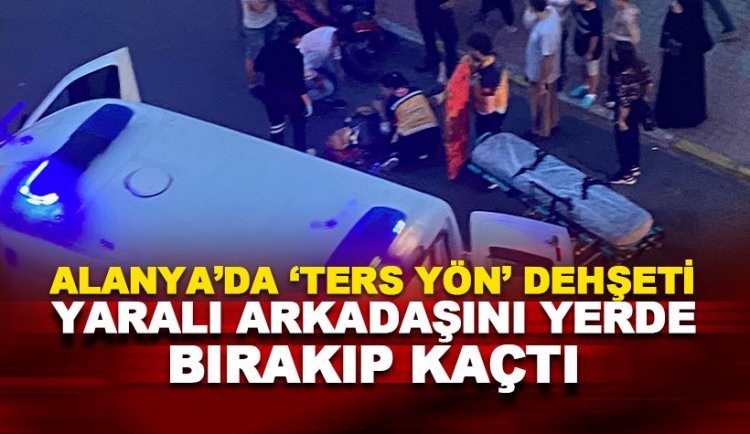 Yaralı arkadaşını yerde bırakıp kaçtı