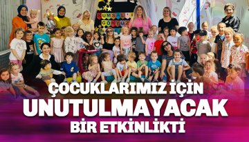 Rüzgar Gülü Kreşi'nden çocuklara 'hayal gibi' sürpriz