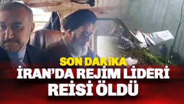 Helikopterin enkazına ulaşıldı! İran'da rejim lideri Reisi öldü