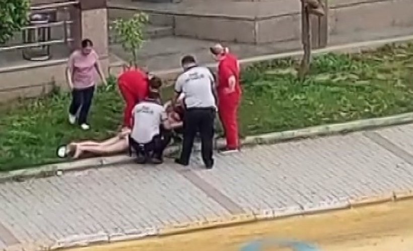Alanya Başkent Hastanesi'nde bir kişi pencereden aşağıya düştü