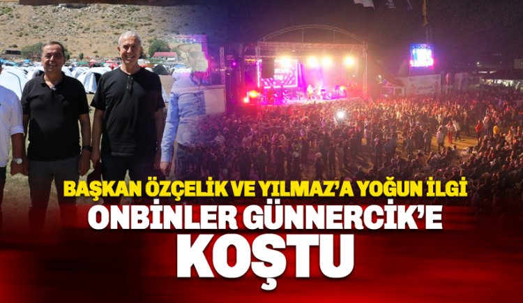 Günnercik'e onbinler akın etti. Özgen yaklaşık 3 milyona Yayla Ağası seçildi