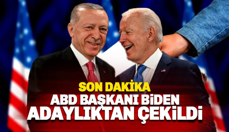 Joe Biden adaylıktan çekildi