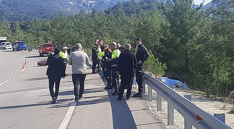 Antalya'da polis memuru Cuma Şimşek motosiklet kurbanı oldu