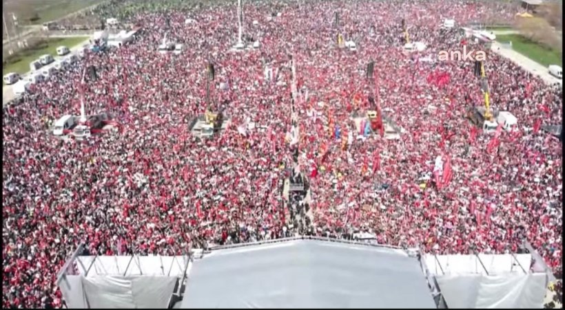 İstanbul'da tarihi İmamoğlu kalabalığı: 2 milyon 200 bin kişi