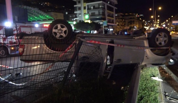 Alanya'da alkollü sürücü dehşeti: 2 yaralı