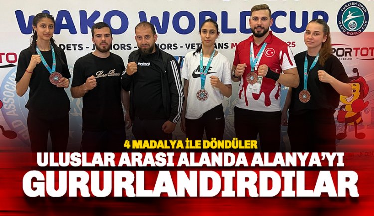 Genç sporculardan Alanya'yı gururlandıran başarı