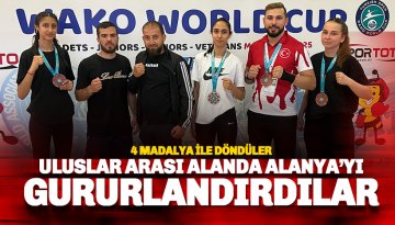 Genç sporculardan Alanya'yı gururlandıran başarı