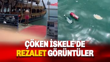 Türkiye’nin en güzel limanından utandıran görüntüler.