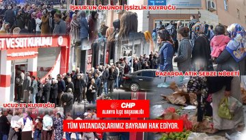 Alanya CHP İlçe Başkanlığı'nın Kurban bayramı mesajı gündem oldu