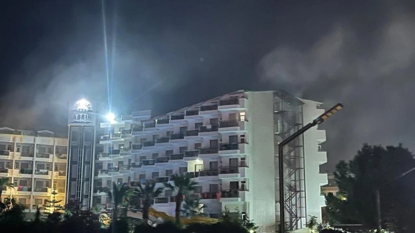 Alanya'da 5 yıldızlı otelde yangın: 622 turist canını zor kurtardı