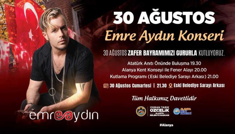 Alanya'da Zafer Bayramı büyük bir coşkuyla kutlanacak