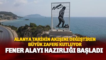 Alanya Tarihin Akışını Değiştiren Büyük Zafer'i kutluyor