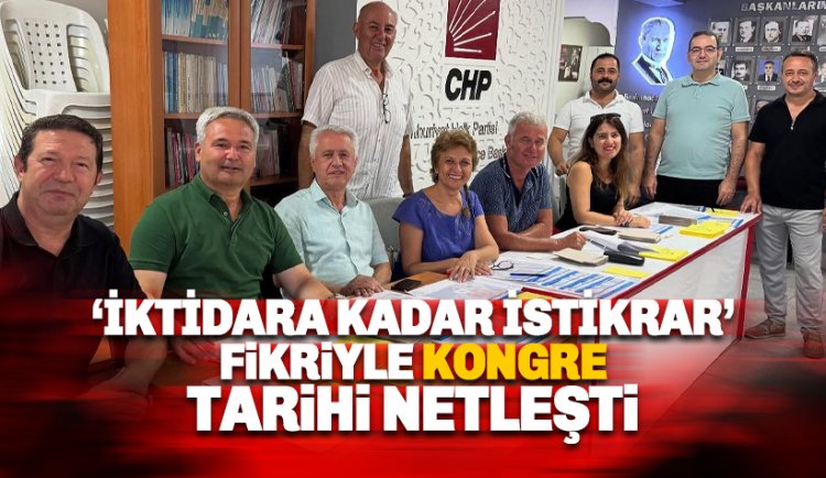 Alanya CHP tek adayla kongreye hazır:  İşte o tarih