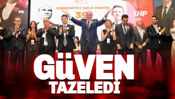 CHP İlçe Başkanı Bülent Kandemir Güven Tazeledi