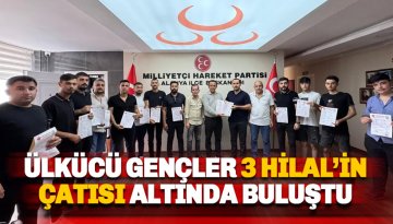 Ülkücü gençler MHP çatısı altında buluştu