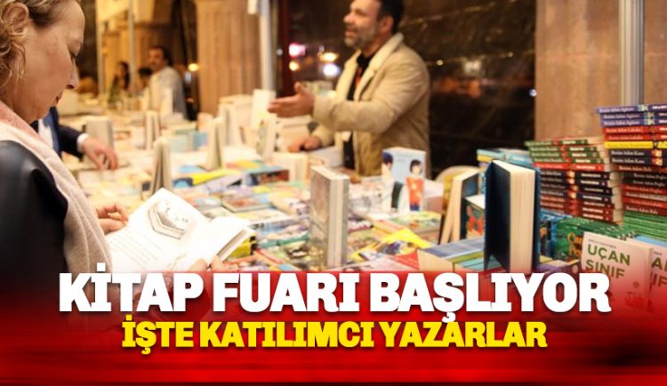 Alanya’da Kitap Fuarı bugün saat 17'de başlıyor: İşte katılımcı yazarlar