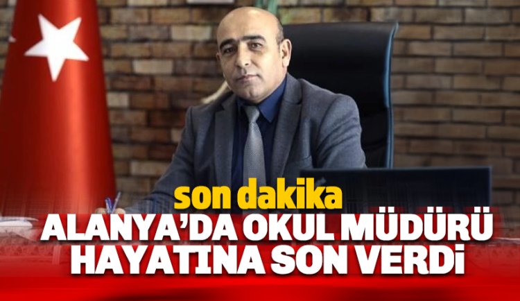 Okul Müdürü İsmail Kutluca hayatına son verdi