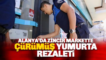 Çürümüş yumurta rezaleti: Belediye iki zincir marketi mühürledi