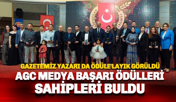 AGC Medya Başarı Ödülleri sahiplerini buldu