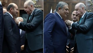 Aksu Belediye Başkanı AKP'ye katıldı; Rozetini Erdoğan taktı