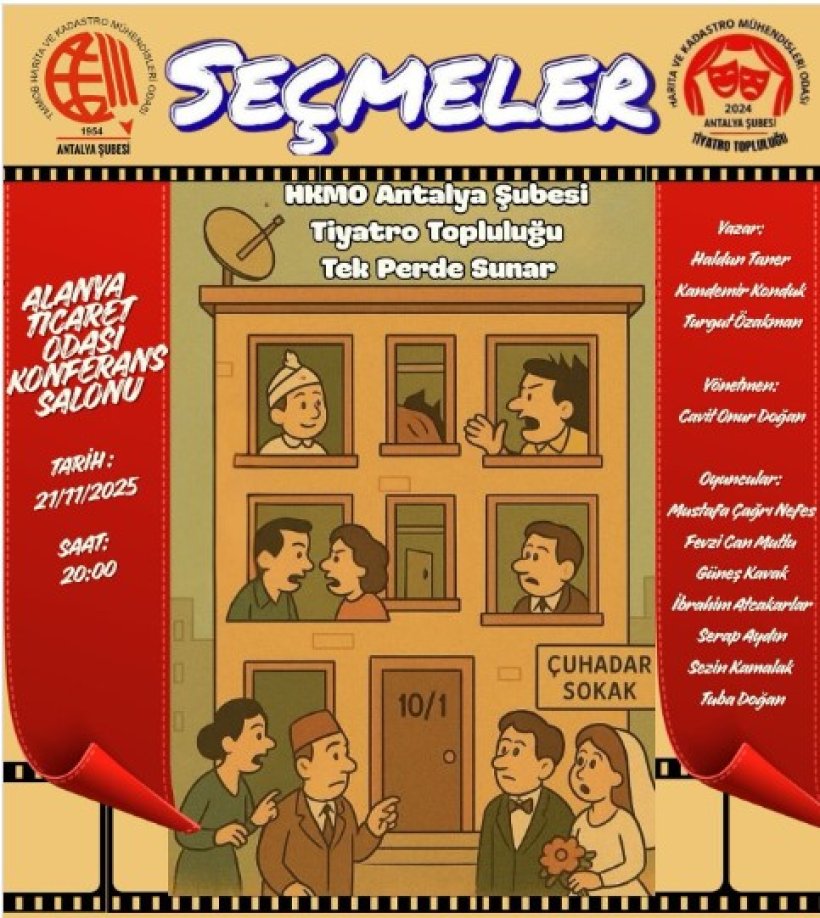 HKMO Antalya Şubesi Tiyatro Topluluğu Alanya’da Sahne Alıyor