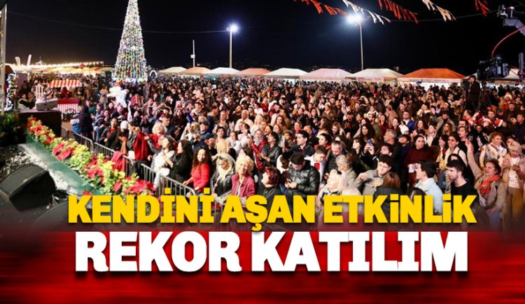Rekor Katılım: Alanya Noel Pazarı şehir gündemine damga vurdu