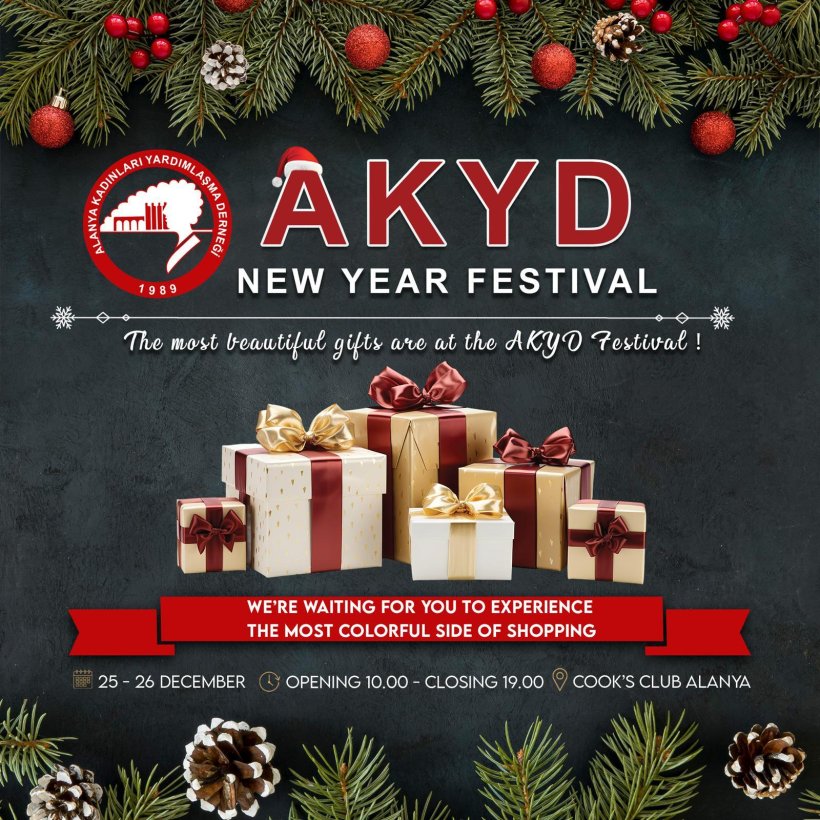 AKYD'den Yeni Yıl Etkinliği: Dernek Geliri Öğrencilere Burs Olacak