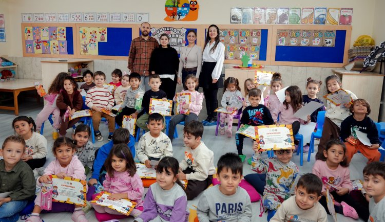 Alanya Belediyesi'sinden miniklere hijyen eğitimi